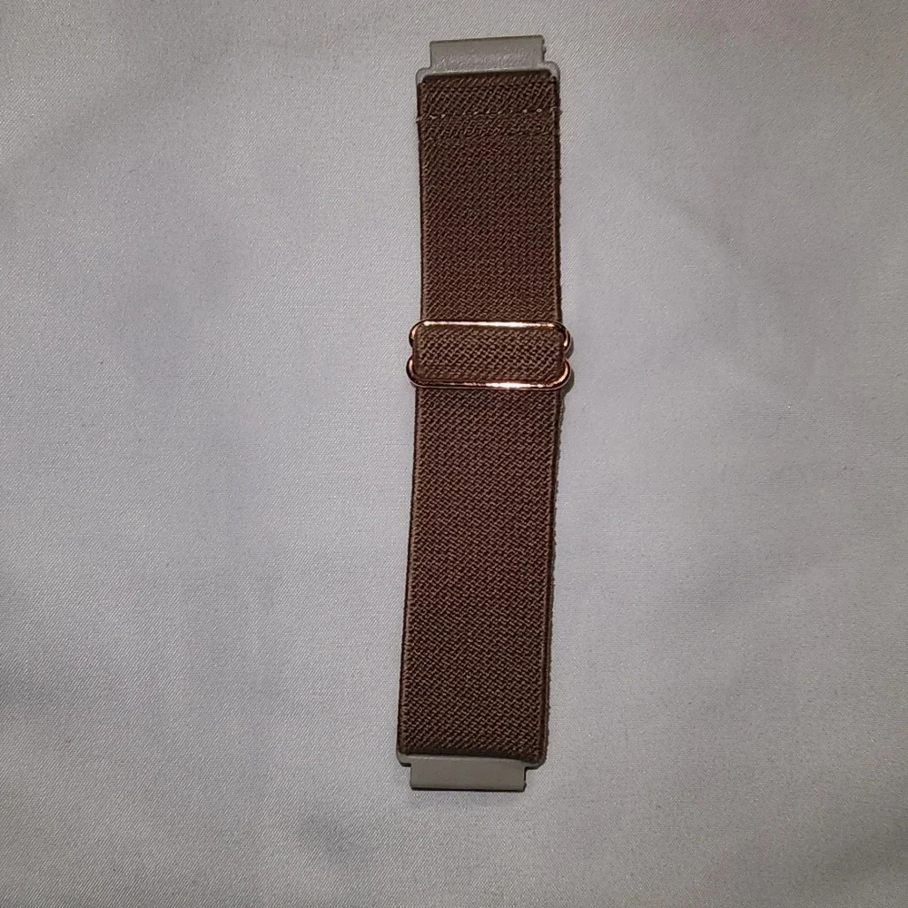 🌻🌻🆕 New Elastic Watch Bands - Set of 2 - Mauve/Ash Purple (Pin Connection)